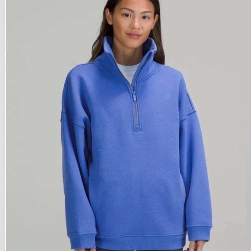 Lululemon Thick Fleece 1/2 Zip Wild Indigo‎ Size XS/S